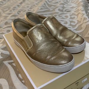 Michael Kors gold shoes
